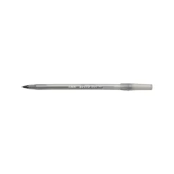 BIC Round Stic Xtra Life Ballpoint Pens, Medium Point, Black Ink, 432/Carton (GSM11BLKCT) Outlet