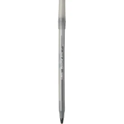 BIC Round Stic Xtra Precision Ballpoint Pens, Fine Point, 0.8mm, Black Ink, Dozen (20129/GSF11BK) Discount