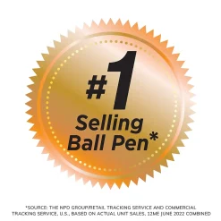 BIC Round Stic Xtra-Life Ballpoint Pens, Medium Point, 1.0mm, Black Ink, 60/Pack (GSM609-BLK) Best