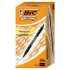 BIC Soft Feel Retractable Ballpoint Pen, Medium Point, Black Ink, 36/Pack (SCSM361BLK) Clearance