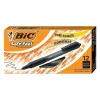 BIC Soft Feel Retractable Ballpoint Pens, Fine Point, 0.8mm, Black Ink, Dozen (12346/SCSF11BK) Best