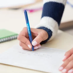 BIC Soft Feel Retractable Ballpoint Pens, Fine Point, 0.8mm, Black Ink, Dozen (12346/SCSF11BK) Best