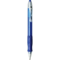 BIC Velocity Retractable Ballpoint Pens, Medium Point, Blue Ink, Dozen (16263/VLG11BL) Hot