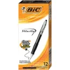 BIC Velocity Retractable Ballpoint Pens, Medium Point, Black Ink, Dozen (16264/VLG11) Sale