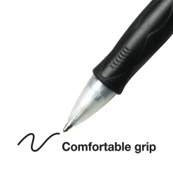 BIC Velocity Retractable Ballpoint Pens, Medium Point, Black Ink, Dozen (16264/VLG11) Sale