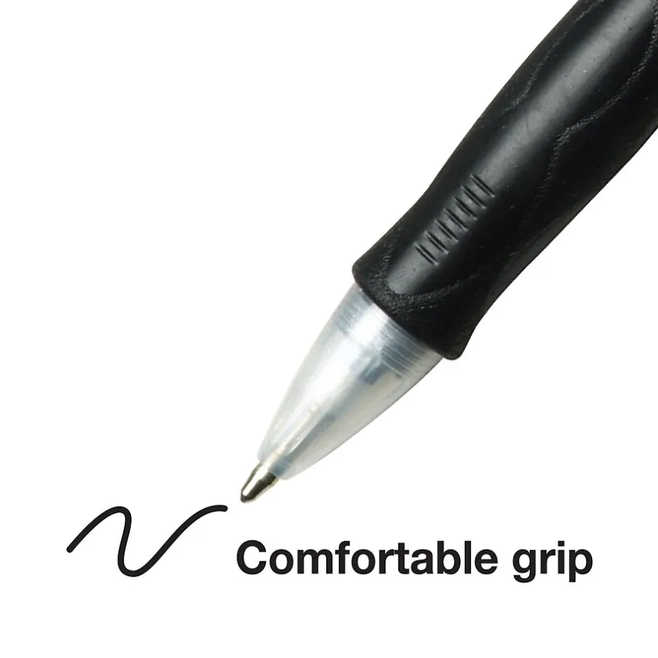 BIC Velocity Retractable Ballpoint Pens, Medium Point, Black Ink, Dozen (16264/VLG11) Sale