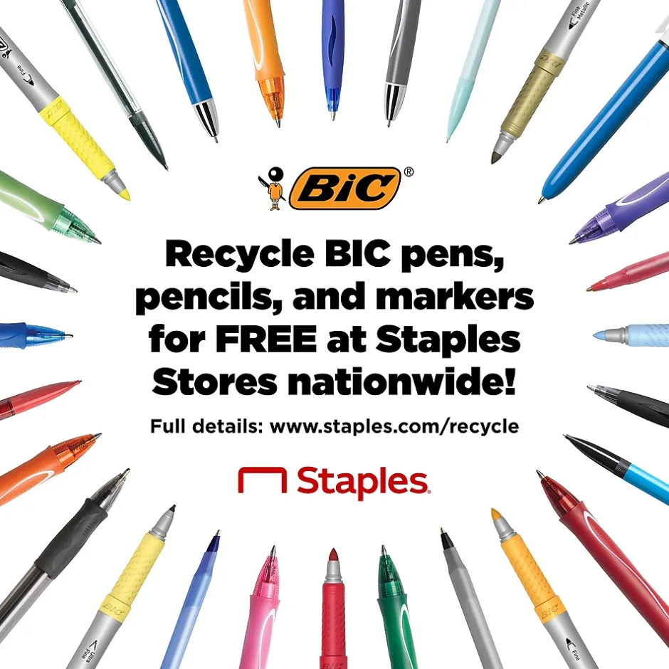 BIC Wite-Out EZ Correct Correction Tape, White, 10/Pack (50790) New