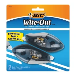 BIC Wite-Out EZ Grip Correction Tape, White, 2/Pack (WOECGP21) Best