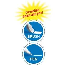 BIC Wite-Out 2-in-1 Correction Fluid, 15 ml., White (WOPFP11) Online