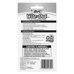 BIC Wite-Out 2-in-1 Correction Fluid, 15 ml., White (WOPFP11) Online