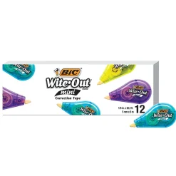 BIC Wite-Out Mini Correction Tape, White, Dozen (WOTM11-WHI) Best