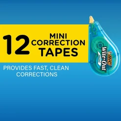 BIC Wite-Out Mini Correction Tape, White, Dozen (WOTM11-WHI) Best