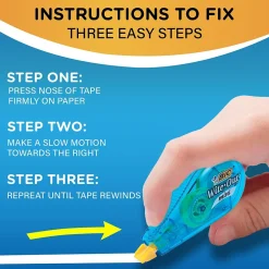 BIC Wite-Out Mini Correction Tape, White, 6/Pack (WOTMP61-WHI) Clearance