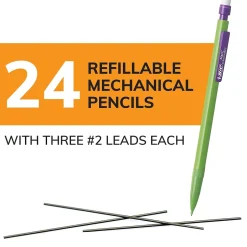 BIC Xtra Strong Mechanical Pencils, 0.9mm, #2 Hard Lead, 24/Pack (MPLWP241-BLK) Sale