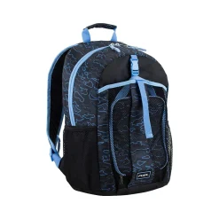 Backpacks<Bijoux Deluxe Backpack, Camo, Black/Blue (110592ST-OC2)