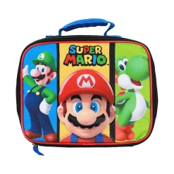 Lunch Boxes & Bags<Bioworld Kids' Mario, Luigi, and Yoshi Insulated Lunch Bag, Multicolor (LXB68ADSMBSB00)