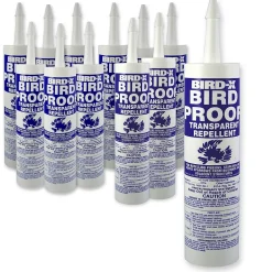 Pest Control<Bird-X Deterrent Physical Barrier, Bird Control, Anti Roosting, 12 tubes (BP-CART)