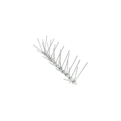 Pest Control<Bird-X Deterrent Steel Spikes, Bird Control, 5"W, 100 ft Long (STS-100)