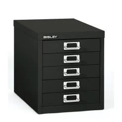 Sale ® 5-Drawer Steel Desktop Multidrawer Storage Cabinet, Black (MD5-BK) File Cabinets