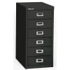 Outlet ® 6-Drawer Steel Vertical File Cabinet, Black, Letter/A4 (MD6-BK) File Cabinets