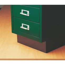 Plinth Base for Steel Under Desk Multidrawer Cabinet, Black (MDPLINTH) File Cabinets