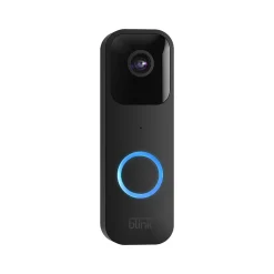 Smart Doorbells<Blink Wi-Fi Wired/Wireless Smart Video Doorbell, Black (B08SG2MS3V)