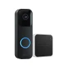 Smart Doorbells<Blink Wi-Fi Wired/Wireless Smart Video Doorbell with Sync Module 2, Black (B08SGC46M9)