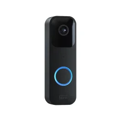 Smart Doorbells<Blink Wi-Fi Wired/Wireless Smart Video Doorbell with Sync Module 2, Black (B08SGC46M9)