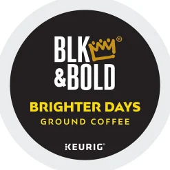 Keurig K-Cups<BLK & Bold Brighter Days Coffee Keurig K-Cup Pod, Light Roast, 20/Box (5000372406)