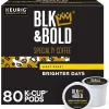 Keurig K-Cups<BLK & Bold Brighter Days Coffee Keurig K-Cup Pod, Light Roast, 80/Carton (5000372406CT)