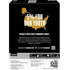 Keurig K-Cups<BLK & Bold Rise & GRND Coffee Keurig® K-Cup® Pods, Medium Roast, 80/Carton (OKB90055CT)