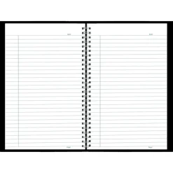 Blueline DuraFlex 1-Subject Professional Notebooks, 8.5" x 11", College Ruled, 80 Sheets, Black (B41.81) New