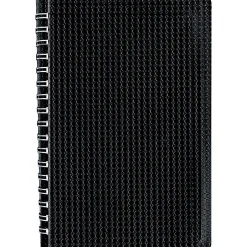 Blueline DuraFlex 1-Subject Professional Notebooks, 6" x 9.375", College Ruled, 80 Sheets, Black (B40.81)