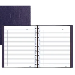 Blueline MiracleBind Notebook, College/Margin, 9-1/4 x 7, 75 Sheets, Purple (REDAF915086) New