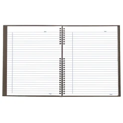 Blueline NotePro 1-Subject Professional Notebooks, 8" x 11", Wide Ruled, 75 Sheets, Black (REDA10150BLK) Sale