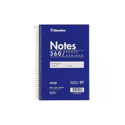 Blueline Notes Steno Pad, 6" x 9", Ruled, Blue, 180 Sheets/Pad (AT35B) Best