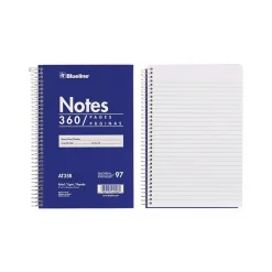 Blueline Notes Steno Pad, 6" x 9", Ruled, Blue, 180 Sheets/Pad (AT35B) Best
