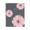 Blueline Pink Daisy NotePro Professional Notebooks, 7.25" x 9.25", College Ruled, 75 Sheets, Gray/Silver (A6016.01) Discount
