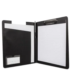 Bond Street Bondstreet Faux Leather Padfolio, Black (WRC5041BS-Black)