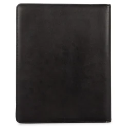 Bond Street Faux Leather Padfolio, Black (WRC5040BS-Black)
