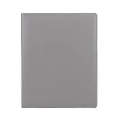 Bond Street Faux Leather Portfolio Case, Gray (WRC1511BS-GREY)