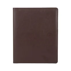 Bond Street Faux Leather Portfolio Case with Zipper Closure, Brown (WRC1511BS-BROWN)