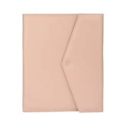 Bond Street Faux Leather Portfolio Case with Snap Closure, Rose (WRC5195BS-ROSE)