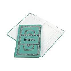 New Boorum & Pease 66 Series Record Book, 7.63"W x 12.13"H, Blue, 75 Sheets/Book (66-150-J) Accounting & Record Journals