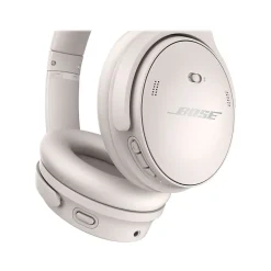 Bose QuietComfort 45 Wireless Active Noise Canceling On-Ear Headphones, Bluetooth, White (866724-0200)
