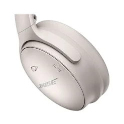 Bose QuietComfort 45 Wireless Active Noise Canceling On-Ear Headphones, Bluetooth, White (866724-0200)