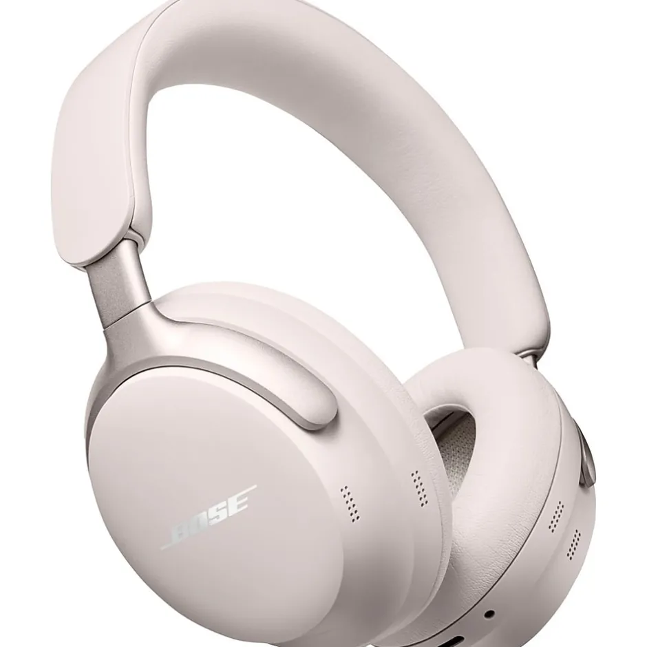 Headphones<Bose QuietComfort Ultra Wireless Noise Cancelling Over-the-Ear Headphones, White Smoke (880066-0200) White-Smoke