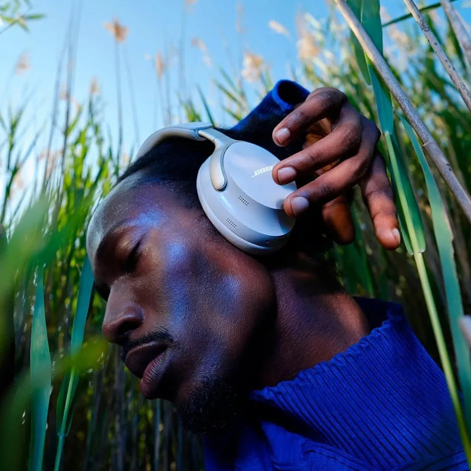 Headphones<Bose QuietComfort Ultra Wireless Noise Cancelling Over-the-Ear Headphones, White Smoke (880066-0200) White-Smoke