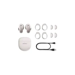 Bose QuietComfort Ultra Wireless Noise Canceling Earbuds Headphones, Bluetooth, Diamond White (882826-0070)