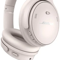 Bose QuietComfort Wireless Active Noise Cancelling Over-the-Ear Headphones, White Smoke (884367-0200)